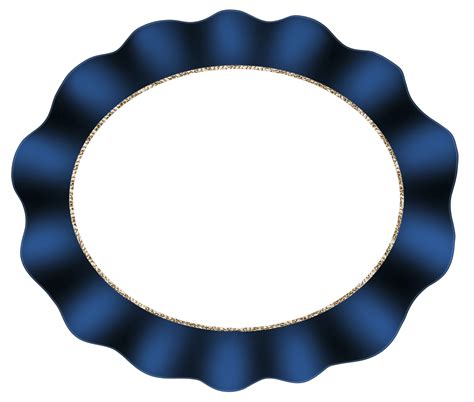 Beautiful Dark Blue Oval Frame Free Photo Frames Free Frames Borders