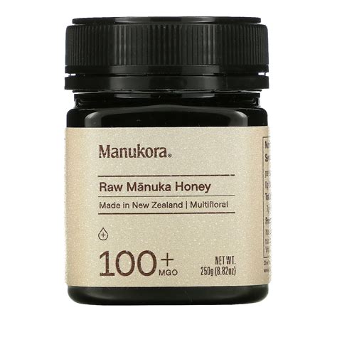 Manukora Raw Manuka Honey 100 MGO 8 82oz 250g Certified 100 Pure