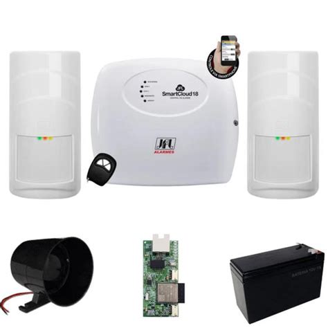 Kit Central De Alarme Smartcloud Dual Tec Jfl Pet Kg Alarme