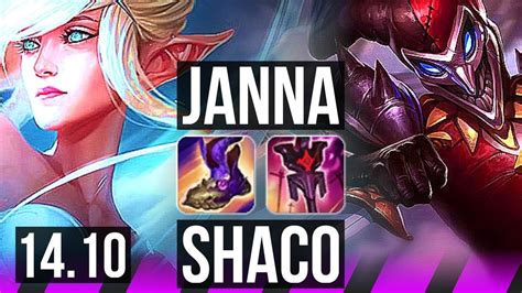 JANNA Lucian Vs SHACO Zeri SUP Rank 2 Janna 4 4 16 Rank 26