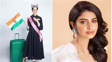 Miss India Manasa Varanasi Set Sails For The Miss World 2021 Pageant