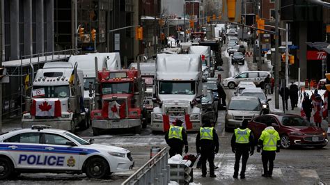 Canadian Trucker Protest Spreads To Second City Threatening Us Auto