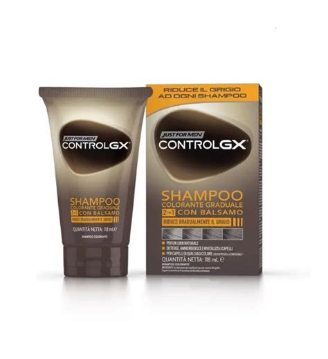 Just For Men Control Gx 2 In 1 Shampoobalsamo Colorante Graduale 118 Ml