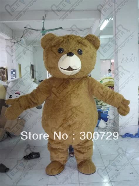 Exportação de alta qualidade filme ted trajes da mascote do urso de