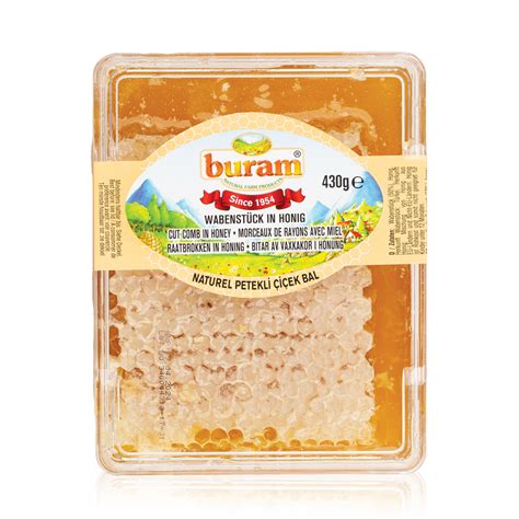 Buram-Wabenhonig in Schalen 500g - Buram-Honig