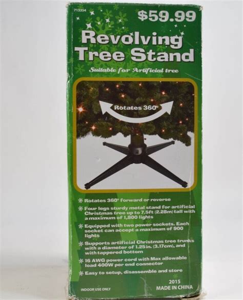 Rotating Christmas Tree Stand 360 Degree Revolving National Tree