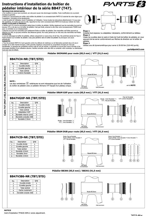 Boitier T47 Interne Shimano INT 24mm Tribe Sport Group