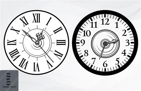 Clock Face Svg Bundle Graphic By Shaden Store Creative Fabrica