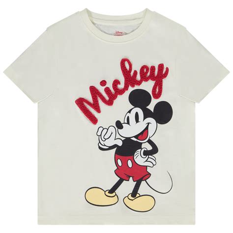 T shirt manches courtes print Mickey Disney pour garçon