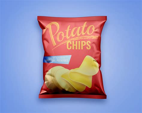 Free Potato Chips Bag Mockup | Mockuptree