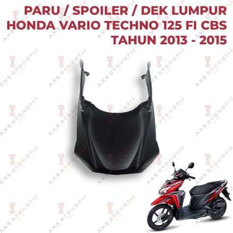 Lungs Spoiler Mud Deck Honda Vario Techno 125 FI CBS KZR 2013 2014