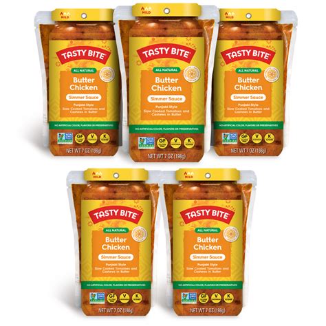 Butter Chicken Sauce 5 Pack Tasty Bite