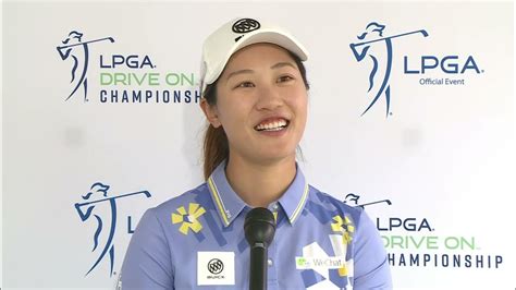 Xiyu Lin 2022 Lpga Drive On Championship Saturday Interview Chinese