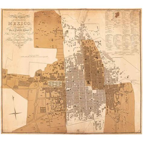Plan General de la Ciudad de MÃƒÂxico Levantado por el Teniente