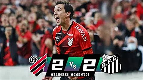 Gols De Athletico Pr X Santos Peixe E Furacão Empatam Em 2 X 2 Pelo