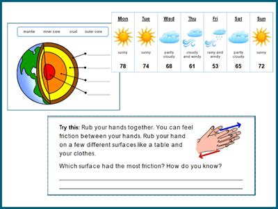grade science worksheets word lists  activities worksheets library