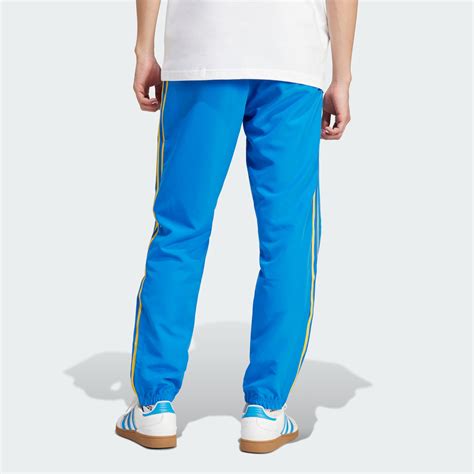 Adidas Woven Track Pants Blue Adidas Uae