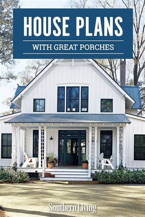 30 Pretty House Plans With Porches | Porch house plans, Southern living ...