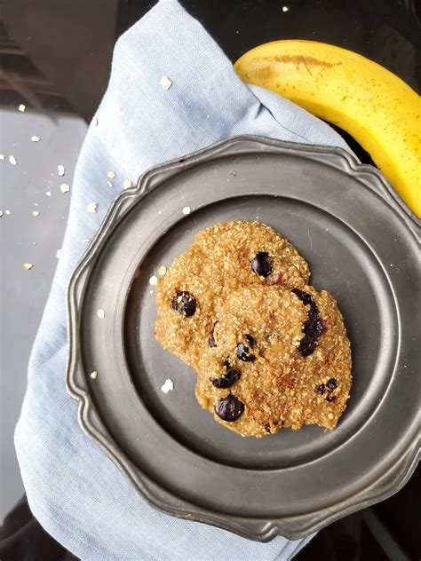 Banana Blueberry Oatmeal Cookies Kauna Kitchen