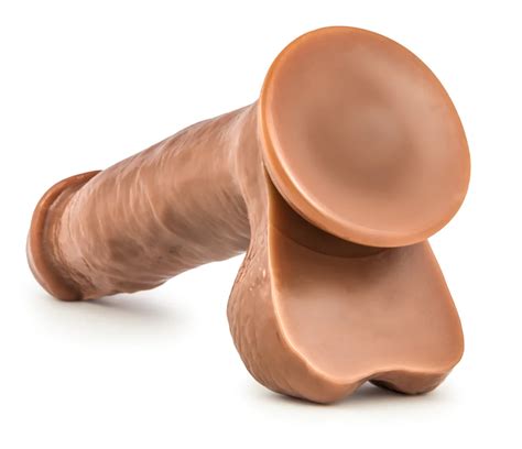 Kingpin Dildo Loverboy 7in W Balls Brown Blush Satisfaction