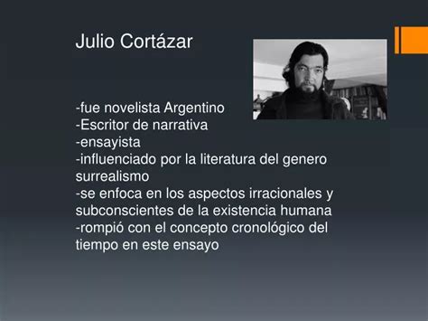 PPT Julio CortÃzar PowerPoint Presentation free download ID 3981064