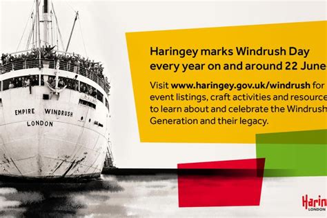 Haringey To Celebrate Windrush Day Haringey Council