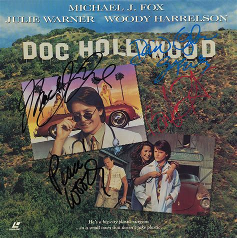 Doc Hollywood Cast Signed Movie Laserdisc Album - Crossroad Collectibles