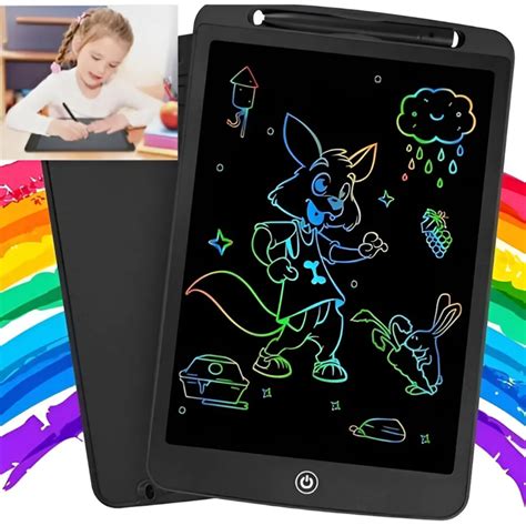 Tela Para Criança - Lousa Mágica Tela Lcd Tablet Infantil De Escrever E Desenhar 10 ...