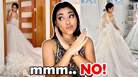 VESTIDOS DE NOVIA QUE ME PROBÉ PERO NO ELEGÍ YouTube