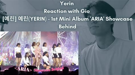 Yerin Gfriend Reaction With Gio Yerin St Mini Album Aria