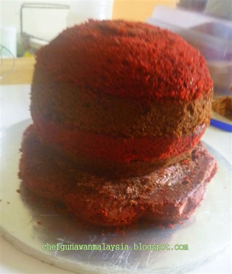 Chef Obie Kelas Masakan 1001 Info And Resepi Apabila Kek Red Velvet Dan Coklat Dijadikan Kek 3d