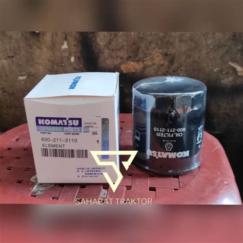 Jual Filter Oli Oil Filter Komatsu 600 211 2110 6002112110 Jakarta