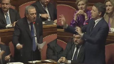 Botta E Risposta Tra Matteo Renzi E Maurizio Gasparri In Senato Sul Mes