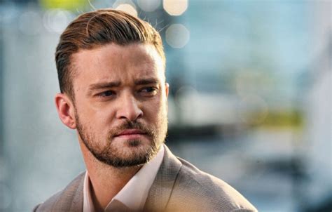 Photo Wallpaper Actor Singer Justin Timberlake Pulled Back