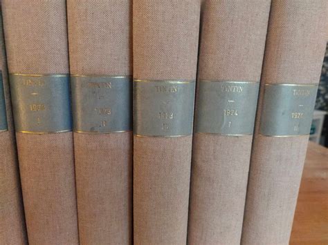 Tintin Magazine Reliures Amateur Catawiki