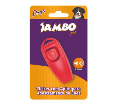 Clickers Para Adestramento - Clicker com Apito para Adestramento Jambo