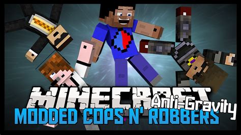 Minecraft MODDED Cops Robbers 5 ANTIGRAVITY With SkyDoesMinecraft