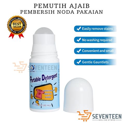 Jual SEVENTEEN PEMBERSIH NODA PAKAIAN PORTABLE BOTOL PENGHILANG NODA