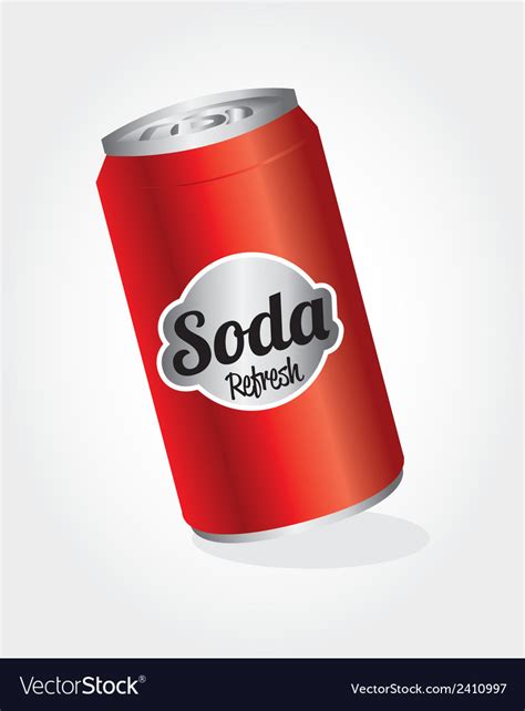 Soda Design Over Black Background Royalty Free Vector Image