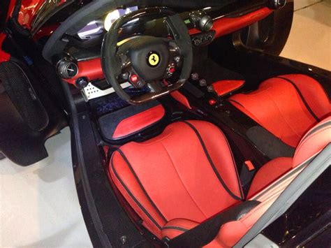 Ferrari Laferrari Aperta Bespoke Alcantara Leather Carbon Fiber Floor