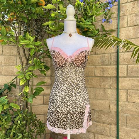 S Rampage Lingerie Slip Dress Pink Lace Depop