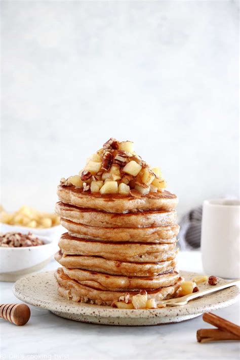 Healthy Apple Pancakes Del S Cooking Twist