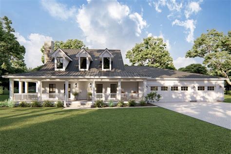 Multi Generational Modern Farmhouse With Wraparound Porch 70759mk Architectural Designs