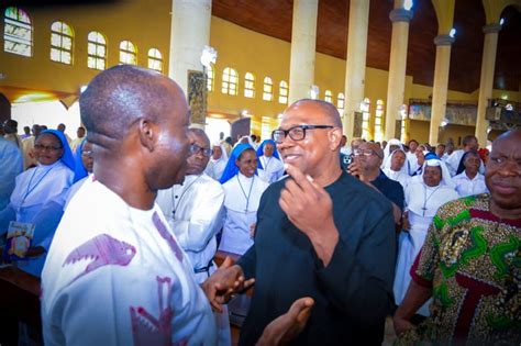 Photos Soludo Obi Embrace At Thanksgiving Event In Anambra