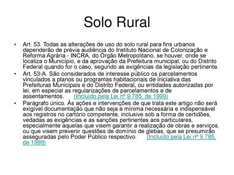 Lei De Parcelamento Do Solo Loteamento E O Estatuto Da Cidade Ppt