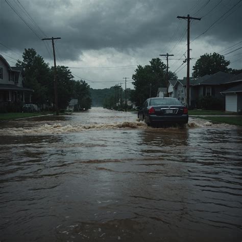 Heavy Rains Transform City Streets Into Rivers Resulting In Major