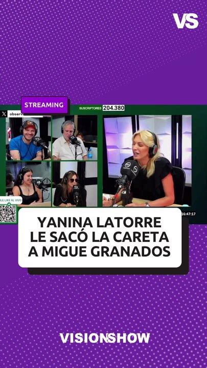 Yanina Latorre apuntó sin filtro contra Miguel Granados es tan