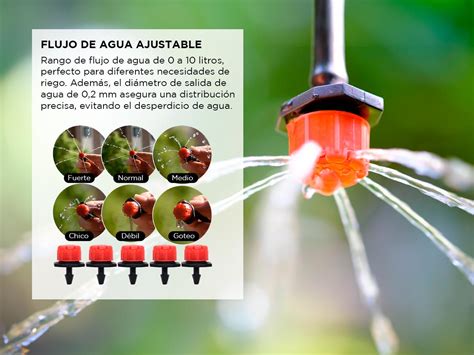 Goteros Regulables Gadnic Riego por goteo x100 Unidades | Gadnic