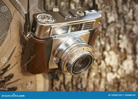 Old Fashioned Film Camera Detail and Hiking Boots. Travel Stock Photo - Image of journey ...