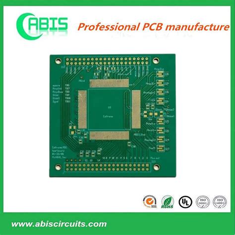 Double Layers Rigid PCB Fr4 HASL Lead Free 2oz Copper Printed Circuit